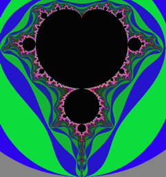 The Mandelbrot Set - click for larger version